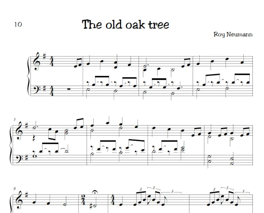 The old oak tree